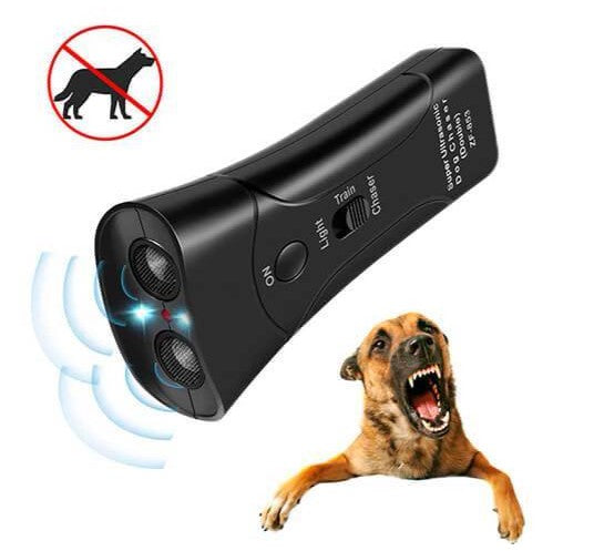 Aparelho Anti Latido - Adestrador de Cães Ultrassônico com Lanterna de Comandos