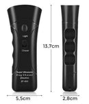 Aparelho Anti Latido - Adestrador de Cães Ultrassônico com Lanterna de Comandos